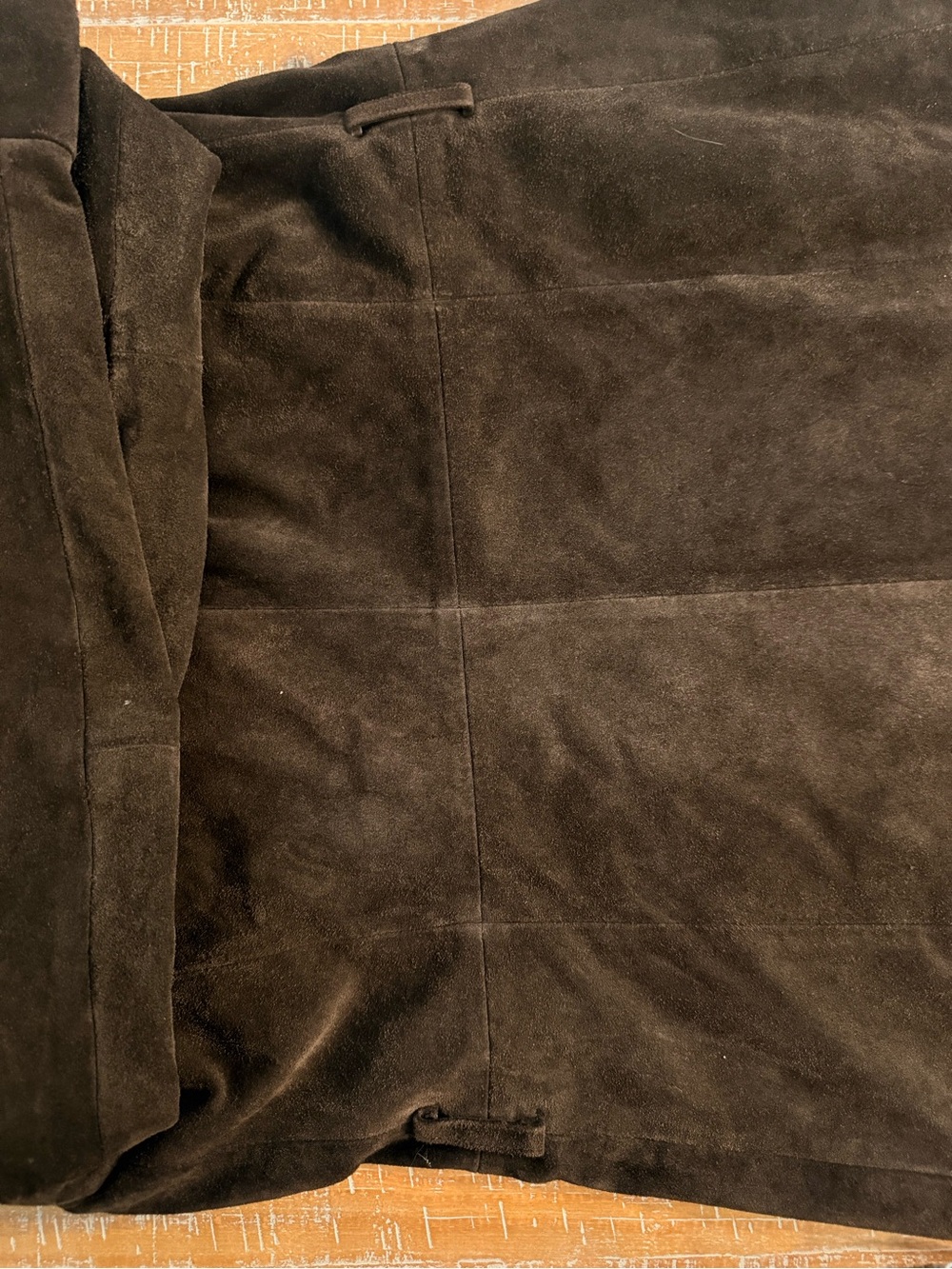 Banana Republic Beautiful Vintage Dark Brown 100% leather Suede Women's Jacket - Picture 8 of 8